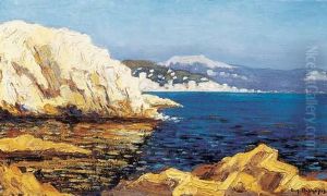 " Cote Algerienne ". by Eugene Francois Deshayes