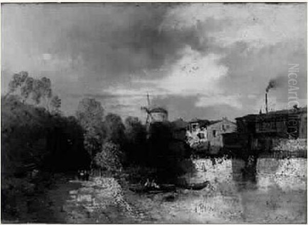 Moulin Au Bord De La Riviere. - view 1