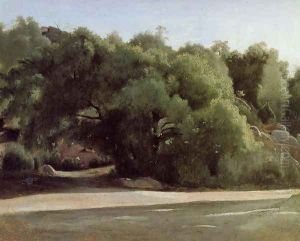 Fontainebleau - the Chailly Road by Jean-Baptiste-Camille Corot