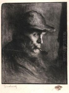 Le Vieux Pecheur by Louis Marie Desire-Lucas