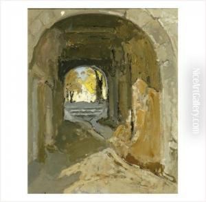 Rue Voutee De Montpezat by Louis Marie Desire-Lucas