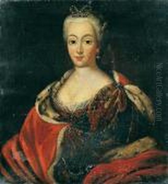 Bildnisse Des Kurfursten Karl Albrecht Von Bayern Und Seiner Gemahlin Maria Amalia. - view 1