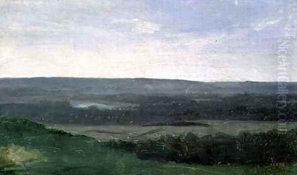 Landscape with Distant Mountains, c.1840-45 - view 1