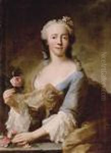 Portrait Of A Lady by Georg Desmares