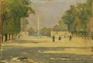 Le Jardin Des Tuileries Vers La Concorde by Xavier Desparmet-Fitzgerald