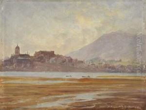Ville Et Rivage A Maree Basse by Xavier Desparmet-Fitzgerald