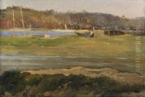 Bateaux Dans Un Paysage by Xavier Desparmet-Fitzgerald