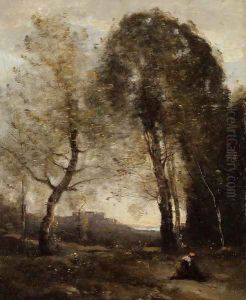 Souvenir of Italy II by Jean-Baptiste-Camille Corot