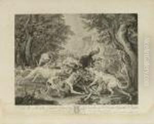 La Meute by Alexandre-Francois Desportes