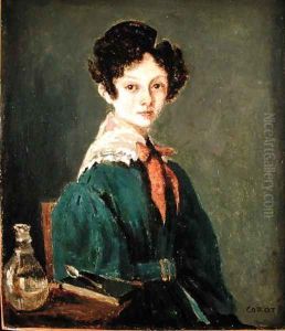 Mme Lemaistre by Jean-Baptiste-Camille Corot