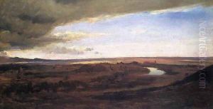 The Roman Cammagna, with the Tiber