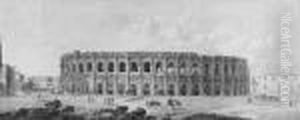 The Roman Arena At Nimes
