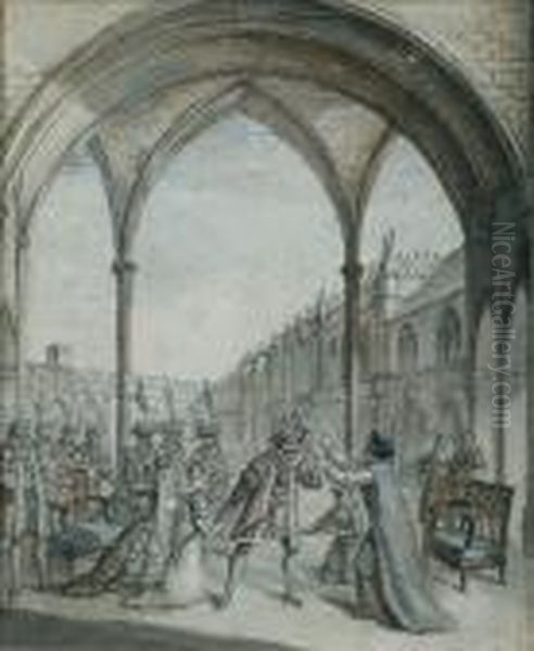 Sujet Troubadour Avec Henri Iv - view 1