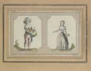 Cabinet Des Modes Ou Les Modes Nouvelles Par Duhamel by Claude Louis Desrais