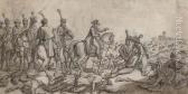 Napoleon At Eylau - view 1