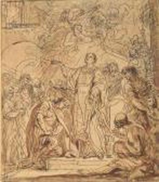 The Baptism Of Constantine - view 1