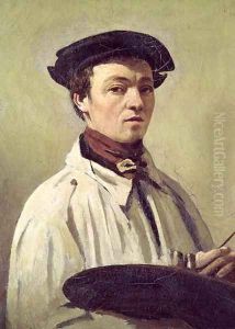 Self Portrait, c.1840 by Jean-Baptiste-Camille Corot