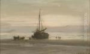 Bringing In The Catch by Johannes Josephus Destree