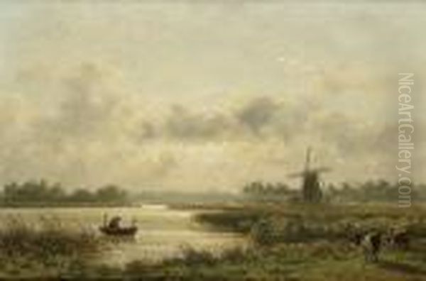 Lac Et Paysage, Hollande - view 1