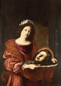 Salome With The Head Of Saint John The Baptist by Michele Desubleo