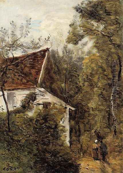 Luzancy, the Path through the Woods - view 1