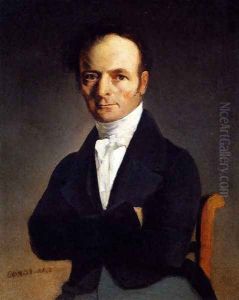 Portrait Of A Man by Jean-Baptiste-Camille Corot