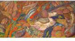 Naturemorte Aux Poissons by Leon Detroy