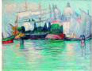  Voiliers Dans Le Port  by Leon Detroy