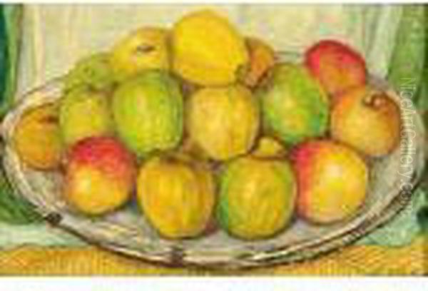 Plate Of Apples - view 1