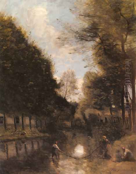 Gisors, Riviere Bordee D'arbres - view 1