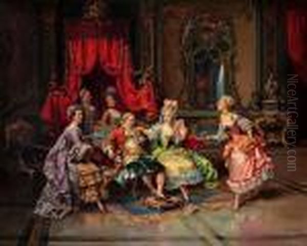 Louis Xv In The Throne Room - view 1