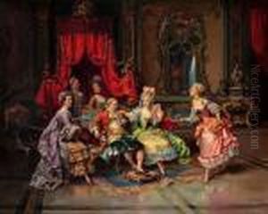 Louis Xv In The Throne Room