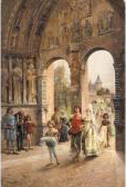 The Wedding Procession - view 1