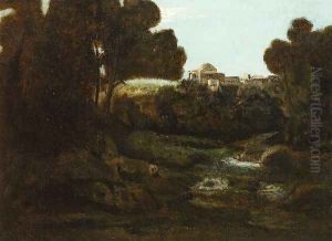 Souvenir of Arricia by Jean-Baptiste-Camille Corot