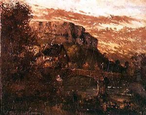 The Bridge at Nahin, 1868 by Jean-Baptiste-Camille Corot