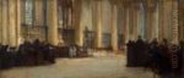 Interieur D'une Eglise : La Messe - view 1