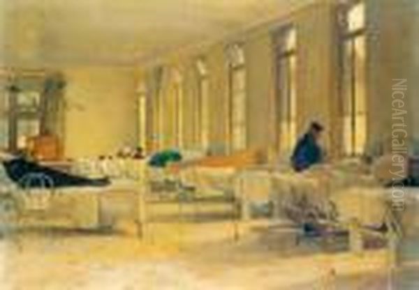 Chambre De L'hopital De La Pitie - view 1