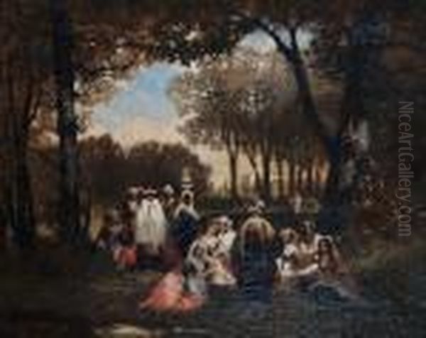 Arabian Garden Scene - view 1
