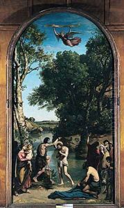 The Baptism of Christ, 1845-47 by Jean-Baptiste-Camille Corot