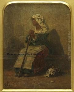 4 : Deveria . French Or Italian by Achille-Jacques-Jean-Marie Deveria