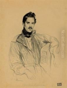 Lemercier, Imprimeur by Achille-Jacques-Jean-Marie Deveria