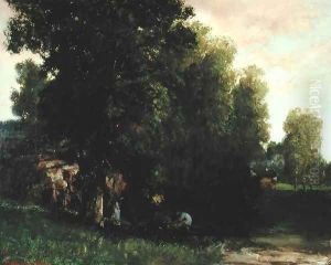 The Edge of the Pool (Au Bord de l'Etang) 1867