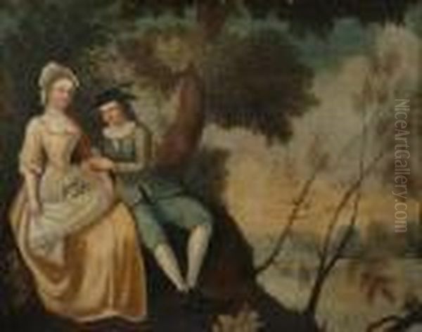 A Courting Couple - view 1