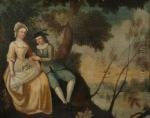 A Courting Couple by Arthur Devis