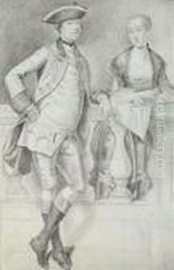 Study For A Portrait Of An Elegant Couple