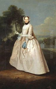 Portrait Of A Lady by Arthur Devis