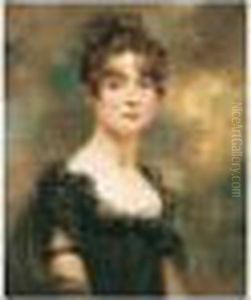 Portrait Of Harriet Leonard Bull by Arthur William Devis