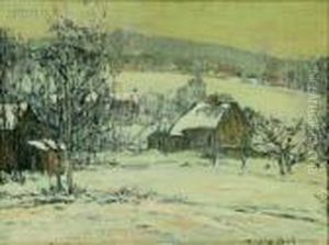 Winter Landscape by Frederick Usher Devoll