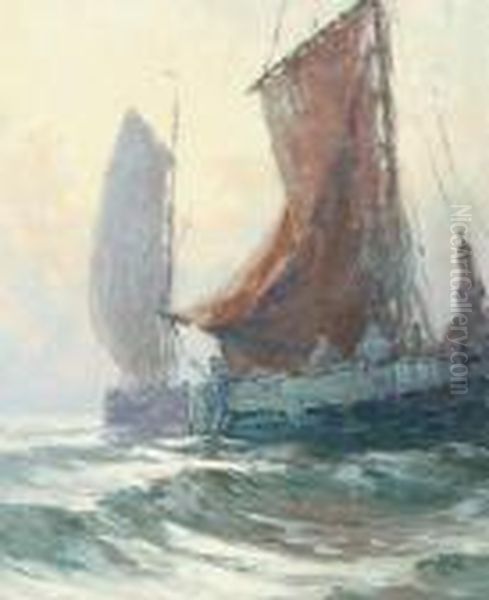 Sloops At Sea - view 1