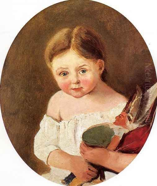 The Youngest Daughter of M. Edouard Delalain, c.1845-50 - view 1